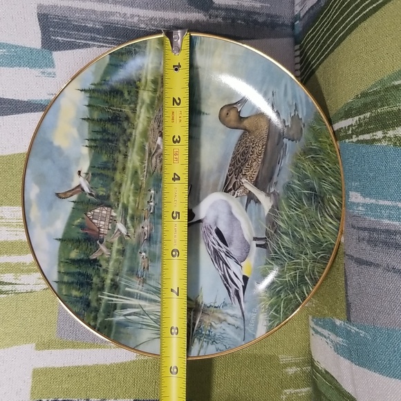 1986 Limited Edition The Pintail By Bart Jerner Plate No 3253C - Picture 2 of 8